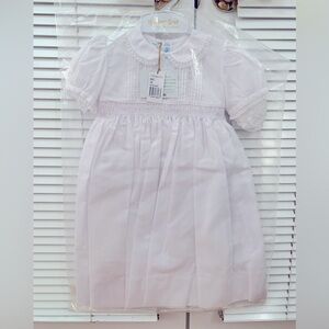 NWT Feltman Brothers White Flower Girl Dress - 24M